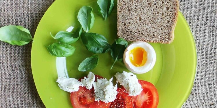 Food in a plate