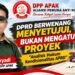 DPRD Berwenang Menyetujui, Bukan Mengatur Proyek — Analisis Hukum Kondisionalitas APBD