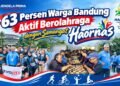 63 Persen Warga Bandung  Aktif  Berolahraga dengan Semangat Haornas