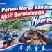 63 Persen Warga Bandung  Aktif  Berolahraga dengan Semangat Haornas