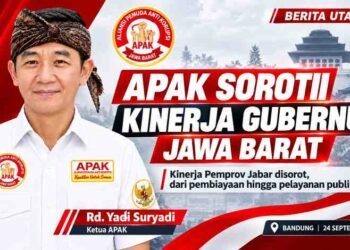 APAK Soroti Kinerja Gubernur Jawa Barat