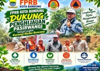 FPRB Kota Bandung Dukung Penghijauan Pasirwangi Sebagai Langkah Kurangi Risiko Bencana
