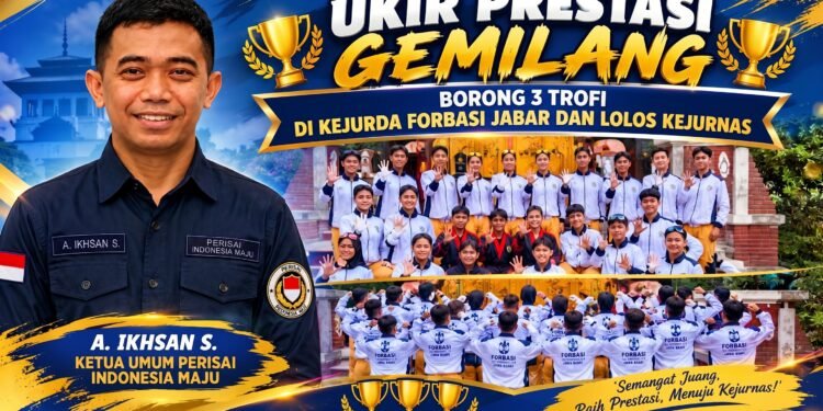 Ketum PIM Akhmad Ikhsan beri Apresiasi : Ukir Prestasi Gemilang: BRIJARBARA SMPN 5 Bandung Borong 3 Trofi di Kejurda FORBASI Jabar dan Lolos Kejurnas