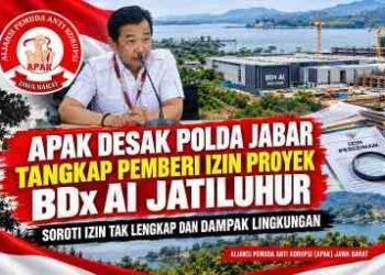 APAK Desak Polda Jabar Tangkap Pemberi Izin Proyek BDx AI Jatiluhur, Soroti Izin Tak Lengkap dan Dampak Lingkungan